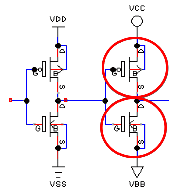 Mosfet gate vs source